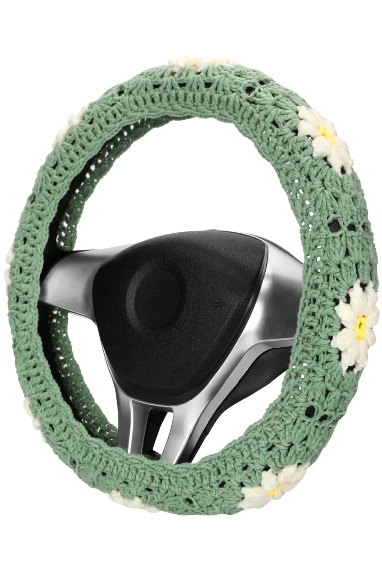 cute crochet steering wheel cover 35# side