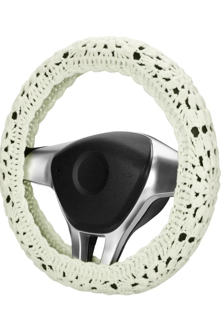 cute crochet steering wheel cover 47# side