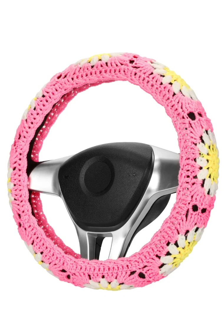 cute crochet steering wheel cover 4# side