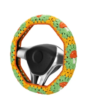 crochet steering wheel cover 60# side