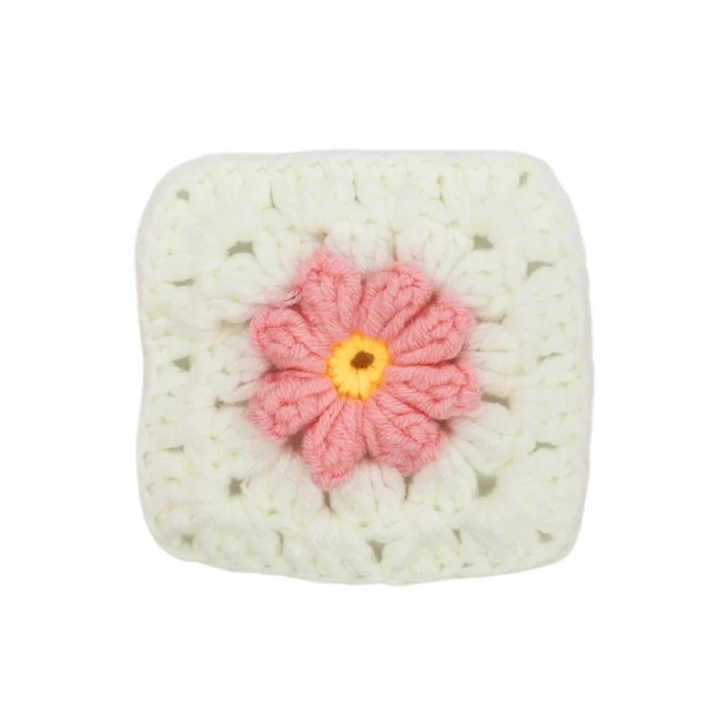 crochet daisy granny square 43#