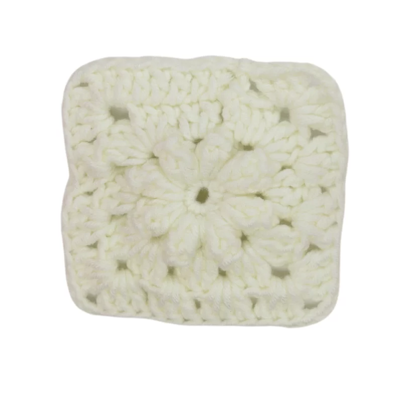 crochet daisy granny square 44#